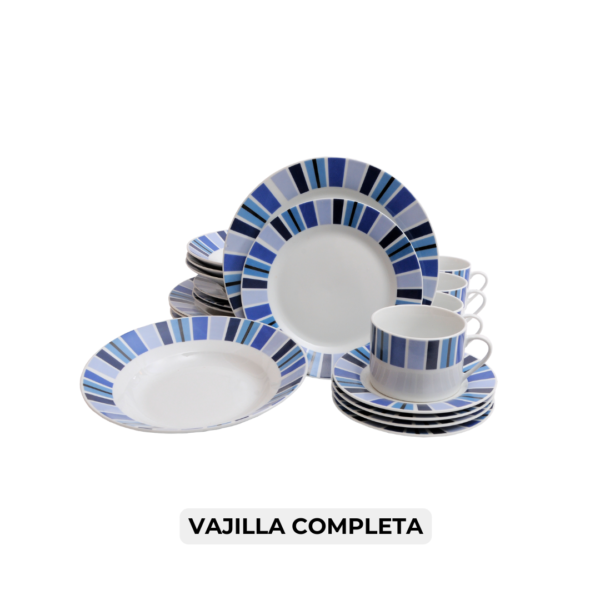 Vajilla Azul - 20 Piezas